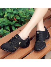 Spring And Summer New Mesh Breathable Adult Male And Female Dance Shoes Soft Sole Preschool Children's Jazz Fitness Square Dance Dance Shoes