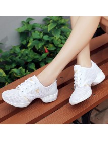 Spring And Summer New Mesh Breathable Adult Male And Female Dance Shoes Soft Sole Preschool Children's Jazz Fitness Square Dance Dance Shoes