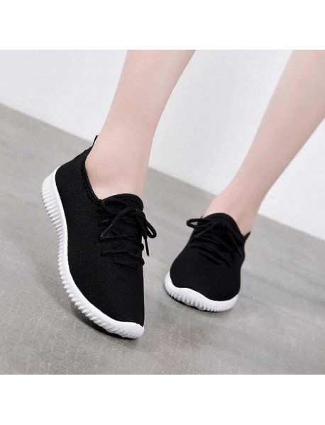 Foreign Trade Leisure Cloth Shoes Women's New Sports Shoes Women's Summer Single Shoes Women's Net Shoes Floor Stand Shoes Source Trend Sports Shoes