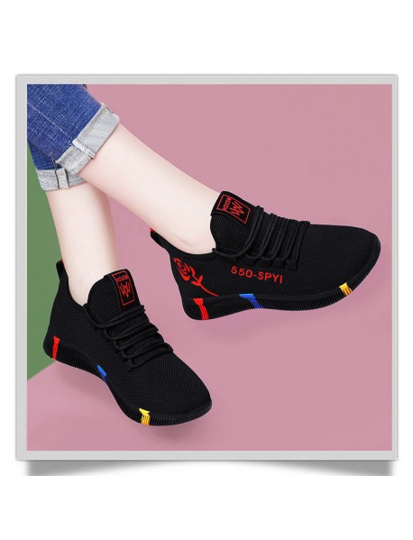 Foreign Trade Leisure Cloth Shoes Women's New Sports Shoes Women's Summer Single Shoes Women's Net Shoes Floor Stand Shoes Source Trend Sports Shoes